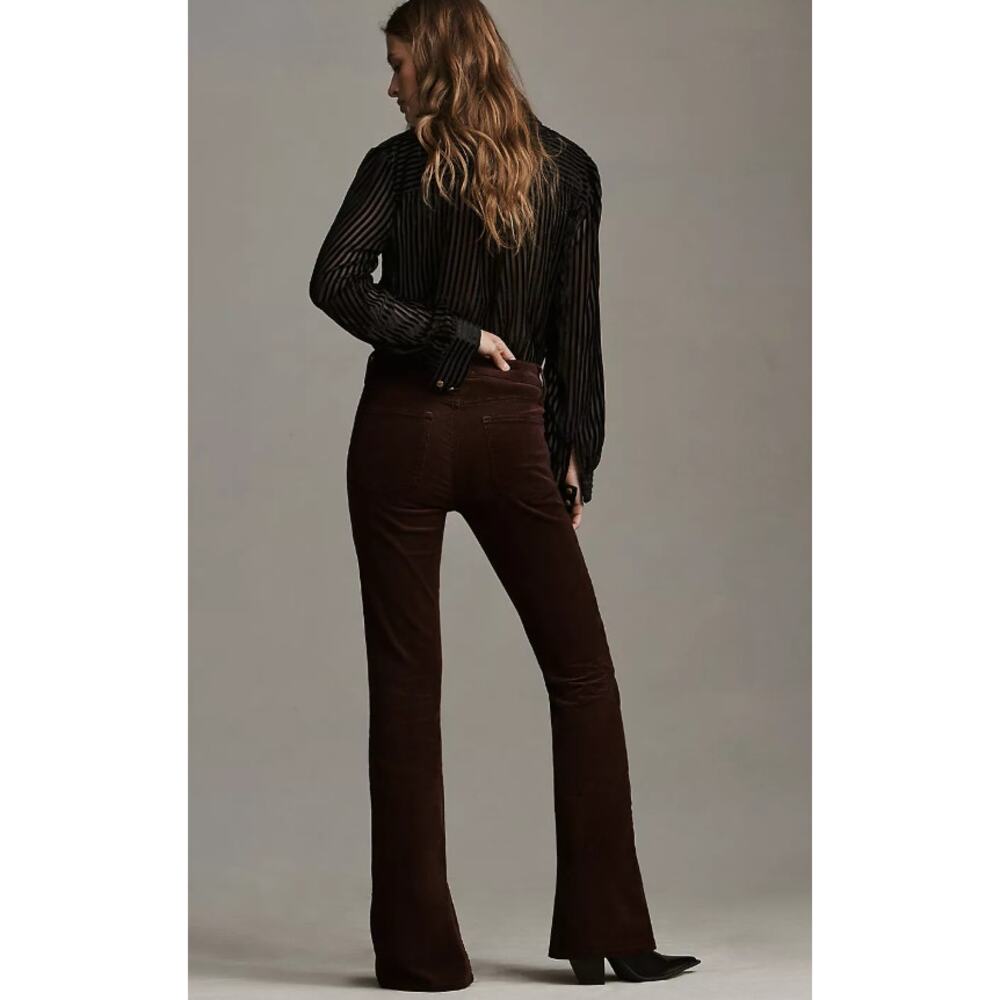 New Frame Corduroy Le Mini Boot Slit Mid-Rise Jeans - 33 waist - Picture 2 of 4